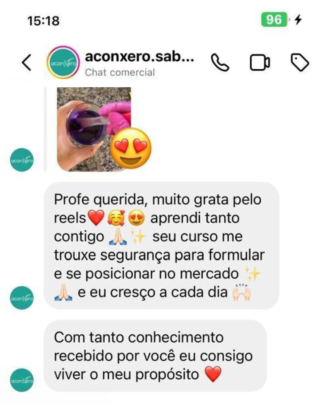 Depoimento de aluna: segurança para formular
